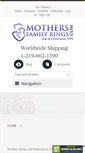 Mobile Screenshot of mothersfamilyrings.com