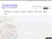 Tablet Screenshot of mothersfamilyrings.com